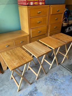 Drawer and side tables set