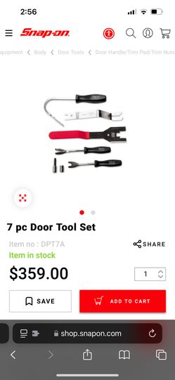 Snap On 7pc Door Set