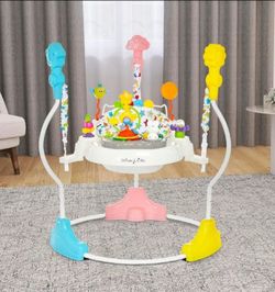Dream On Me, Zany Activity Center Bouncer, Star Print.