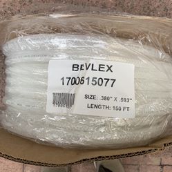 BEVERAGE HOSE Bevlex 1(contact info removed)77 size .380”x .593” (3/8” braided tubing length 150 FT New
