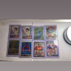 Lot Of 8 Pokemon Cards (Mint) (NP) 
