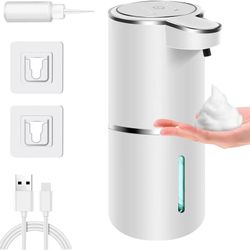 Automatic Soap Dispenser Touchless Foaming Soap Dispenser 380Ml USB Rechargeable Electric 4 Level Adjustable Foam Soap Dispenser