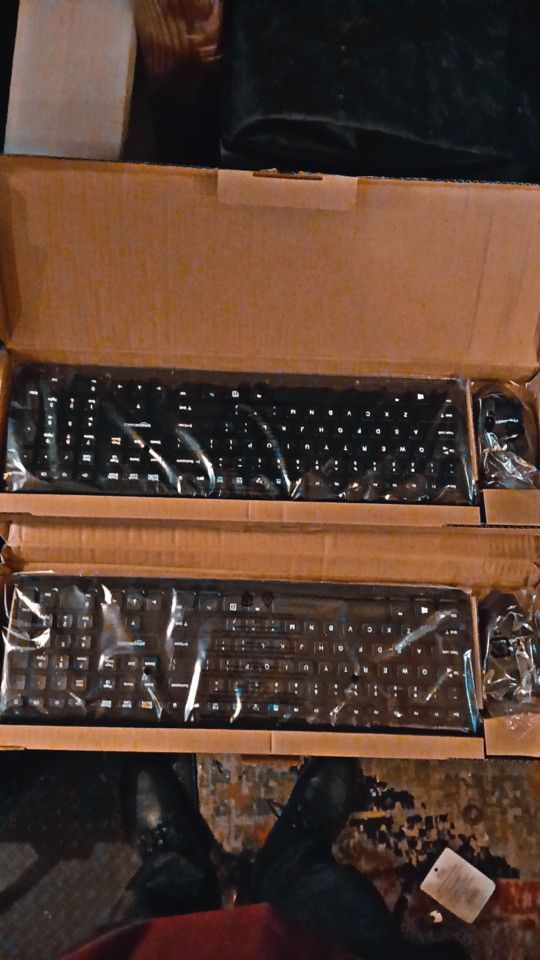 2 Corded Amazln Basics Mouse And Keyboard Sets