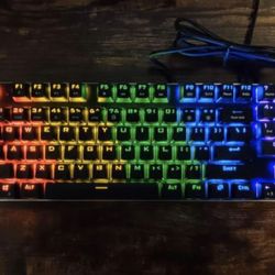🌈 $20 Brand New In Box RGB LED Rainbow Backlit Wired Keyboard