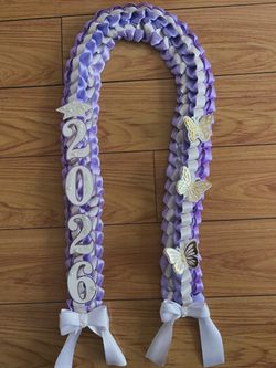 Graduation Double Braided Lei