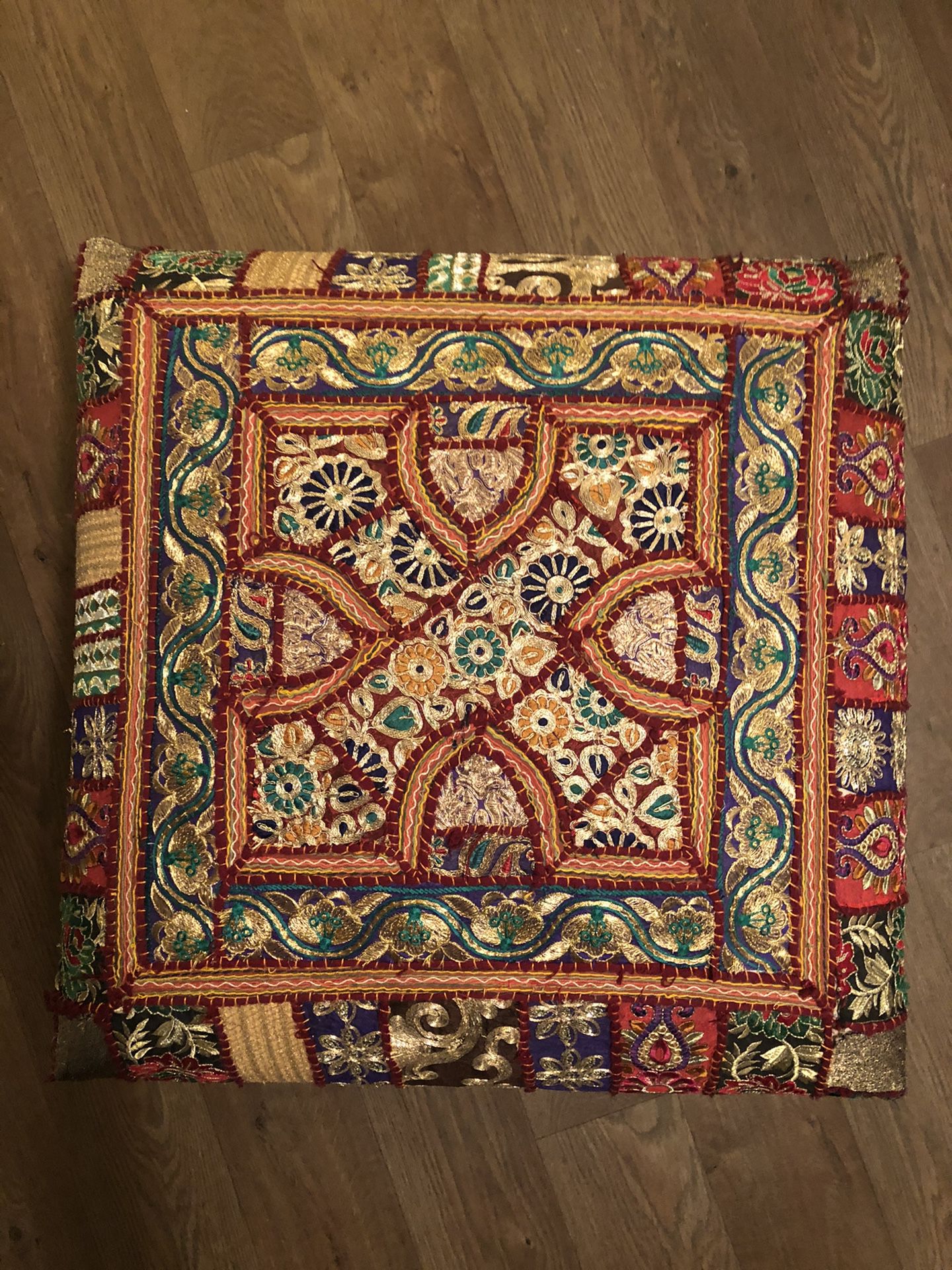 Embroidered Ottoman