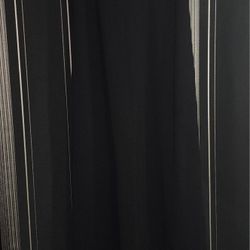 Pretty Black Sundress Maxi Dress Sz Small