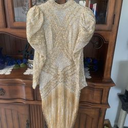 VINTAGE BEADED DRESS