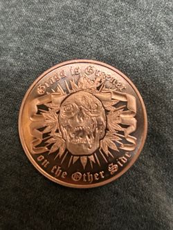 1 OZ Copper round