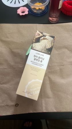 Brown rice cleansing foam