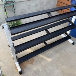 Body-Solid Super Heavy Duty 3-Tier Dumbbell Rack – Commercial Quality