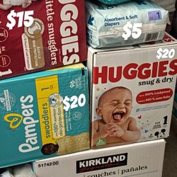 Size 1 Infant Diapers 