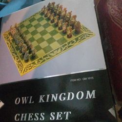 Owl Chess Set