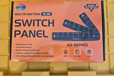 Auxbeam 4 switch aux panel