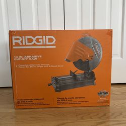 RIDGID 14 in. Abrasive Cut-Off Saw Brand New R41422