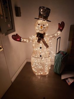 Snow man. Christmas spirit