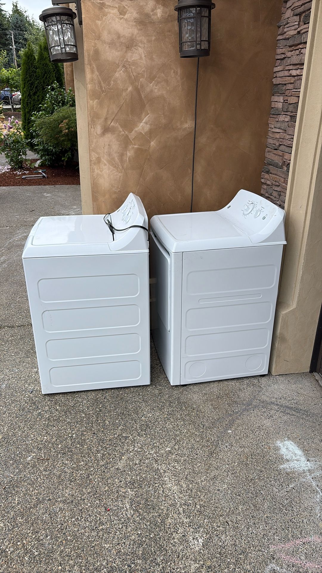 Washer and dryer