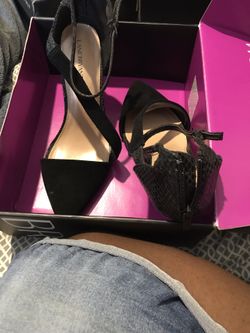 Lane Black Heels