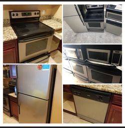 Hotpoint stainless steel kitchen appliance sets