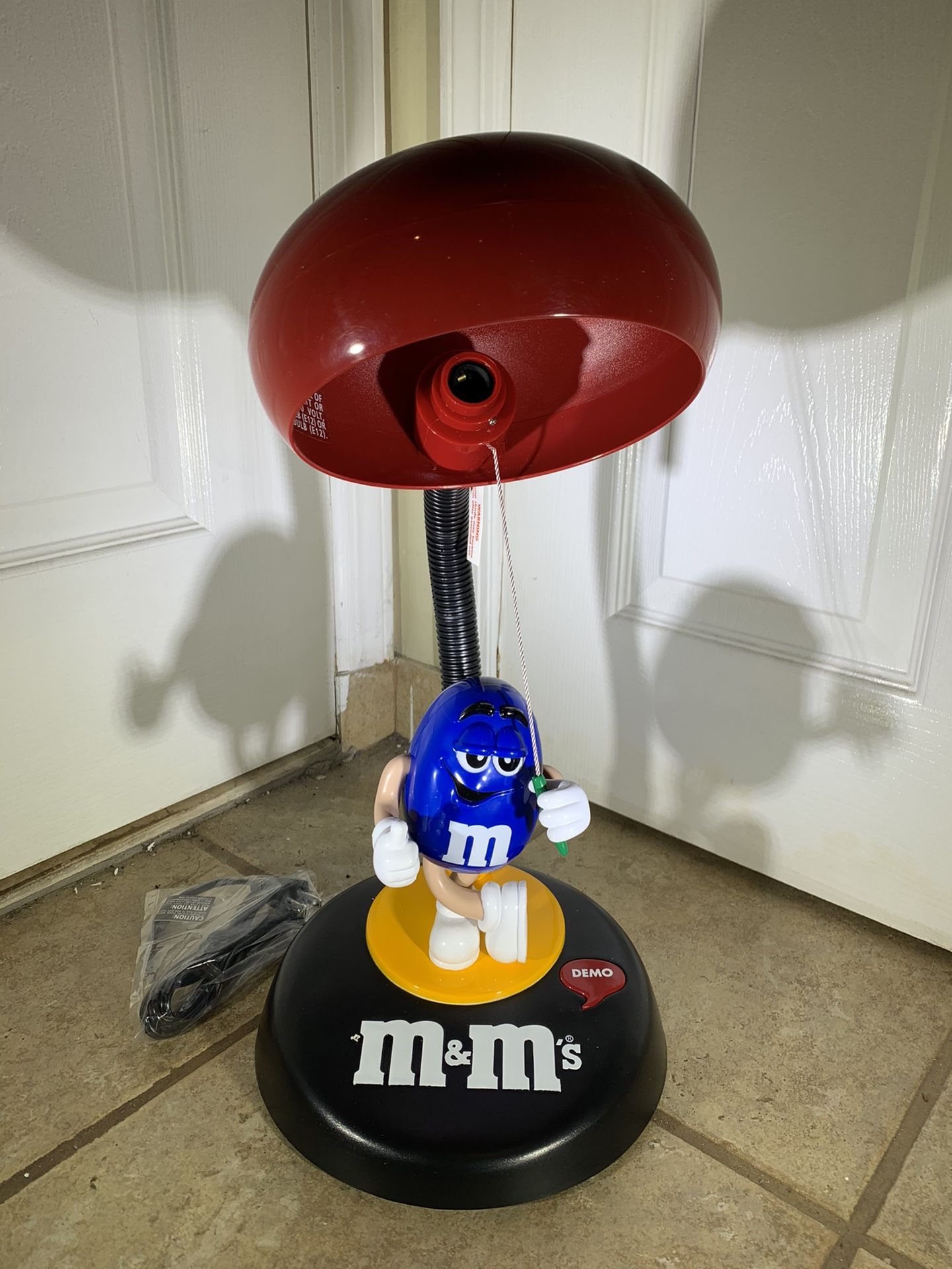 M&M's Collectible Talking Animated Lighted Desk Lamp 841.384 Brand New Retired
