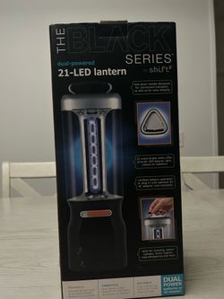 Lantern Black Series Dual-Powered 21-LED Shift3 Camping NIB