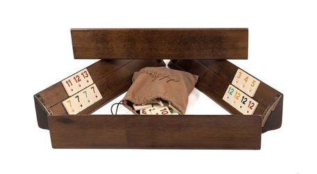 Helena Wood Art Wooden Rummy Game