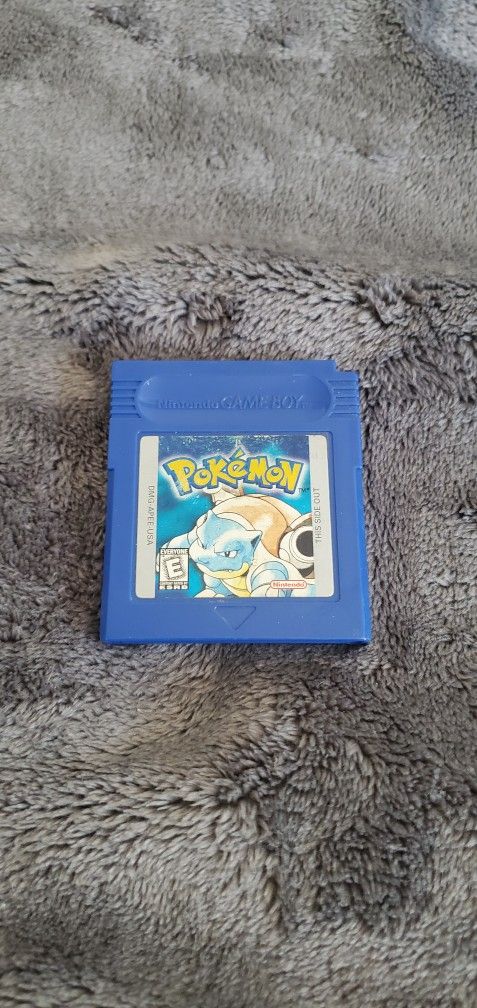 Authentic Pokémon Blue Cartridge