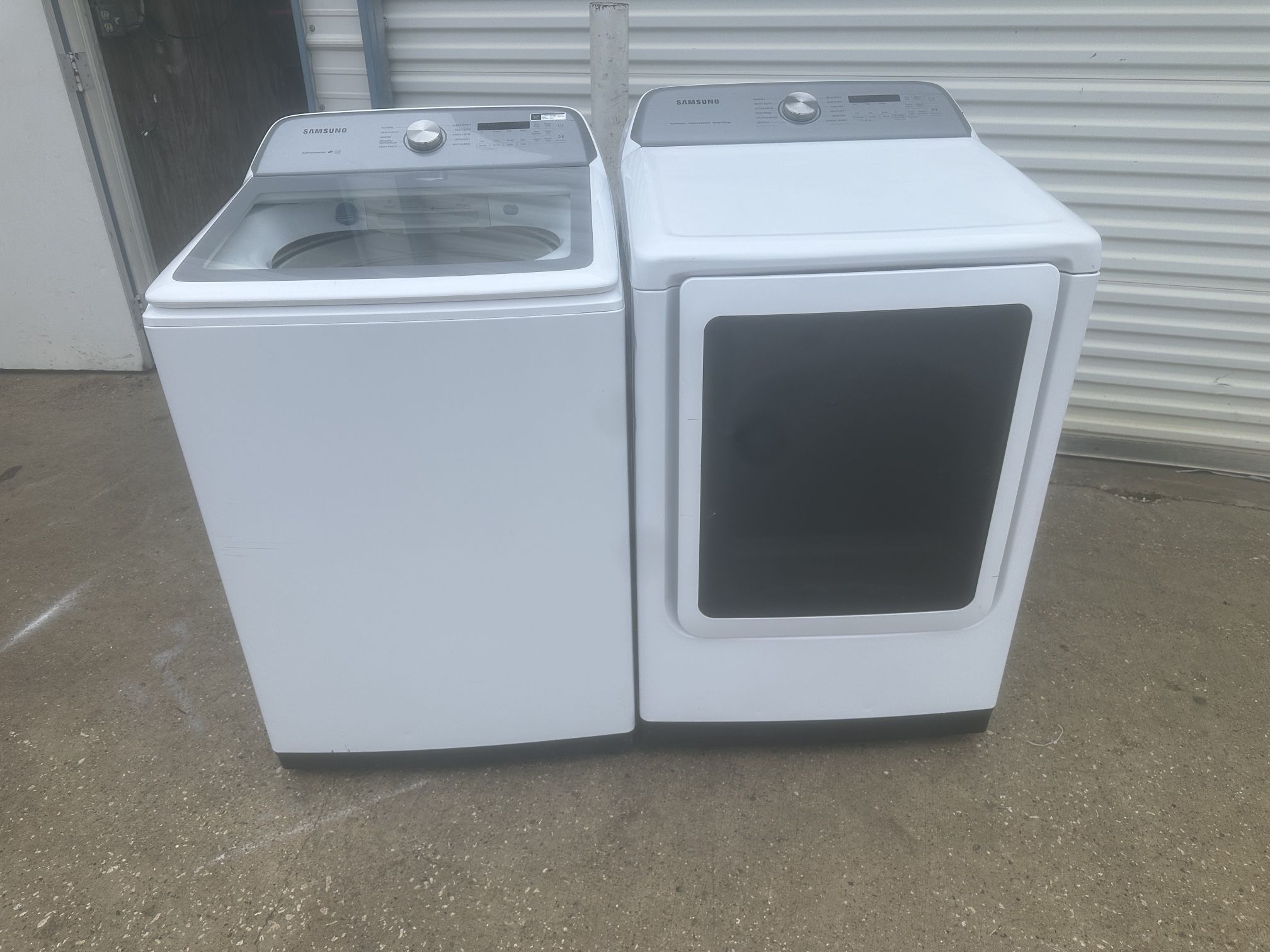 Samsung Washer and Electric Dryer Set