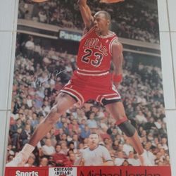  1990 Sports Illustrated Michael Jordan poster