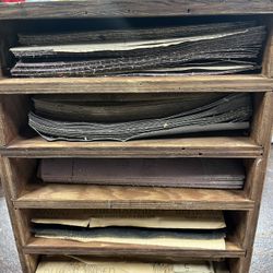 Tons Of Sandpaper In Custom Box Shelf :)