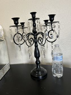 Black Candel Holder 