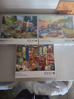 3 - 2000 pc jigsaw puzzles