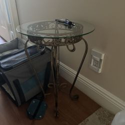 Small Glass Coffee Table 