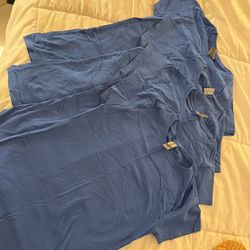 4 Small T Shirt Blue Colour With Short Apron