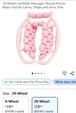 29-Wheel Leg Roller Massager