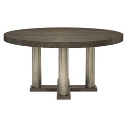 Linea Textured Graphite Dining Table
