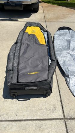 Surf  Windsurfing Padded Board Travel Coffin Bag With Wheels