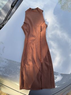 Brown Bodycon dress Size M