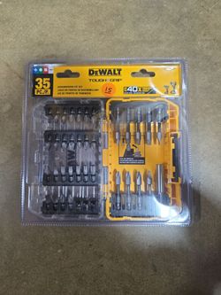35 PC Dewalt screwdriving bit set