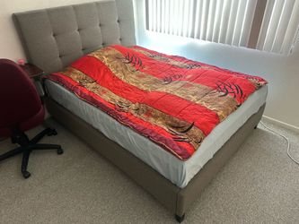 Full bed and mattress