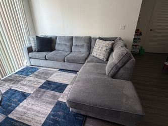 Bob’s Dylan Slate 2-Piece Sectional w/ Chaise
