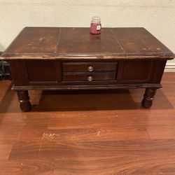 Coffee Table With Open Storage