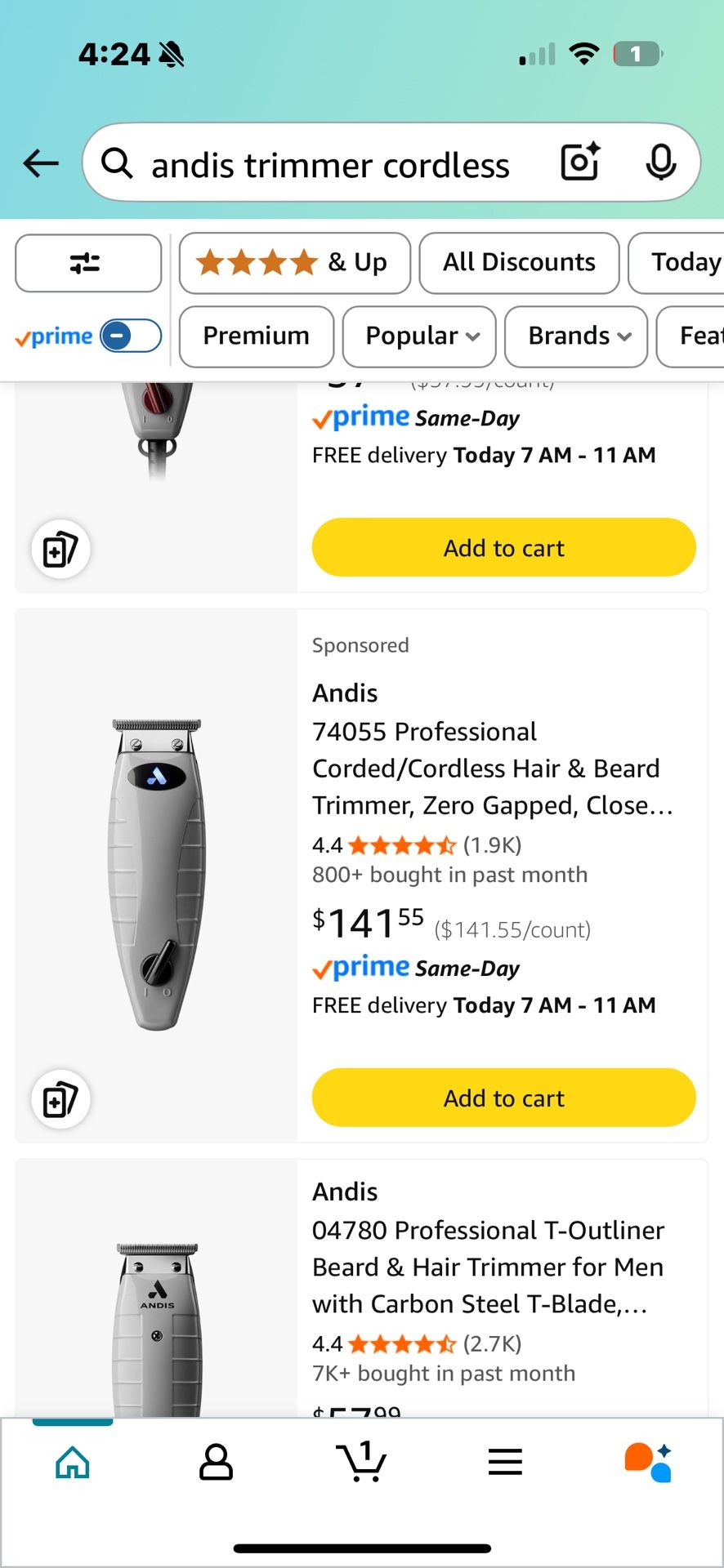 Andis Cordless