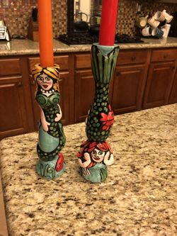 Mermaids 🧜‍♀️ candle holders