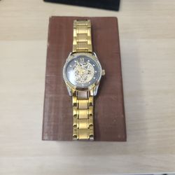 Armitron Skeleton Watch
Gold/Silver/Cubic Circonia