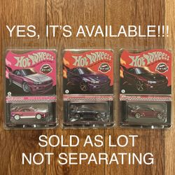 Hot Wheels RLC Exclusive Nissan Skyline GT-R (BNR34) lot of 3
