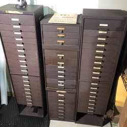 Antique Watchmaker Crystal Press, Cabinets, crystals $400 