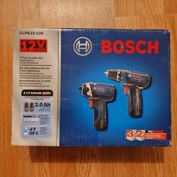 New Bosch 12v Cordless Drill & Impact Driver Combo Kit $80 Firm. Pickup Only