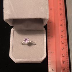 Amethyst Ring, Adjustable/ All Sizes. Great Gift Idea