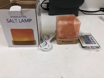 Salt lamp for decoration bed front lights